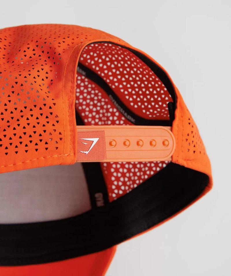 Gymshark Mesh Trucker Caps Orange | NZ 0DFQBP